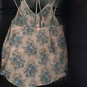 Lush Tops - Blush pink flower crop top Lush Tops - Blush pink flower crop top